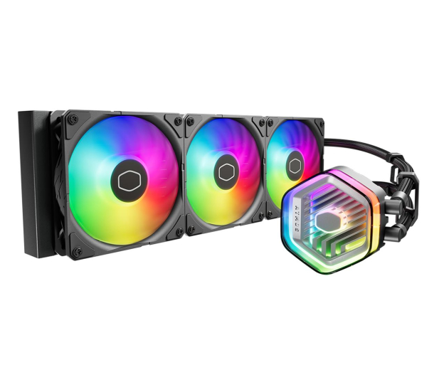 COOLER MASTER MasterLiquid 360 Atmos ARGB 3x120mm - 1194066 - zdjęcie